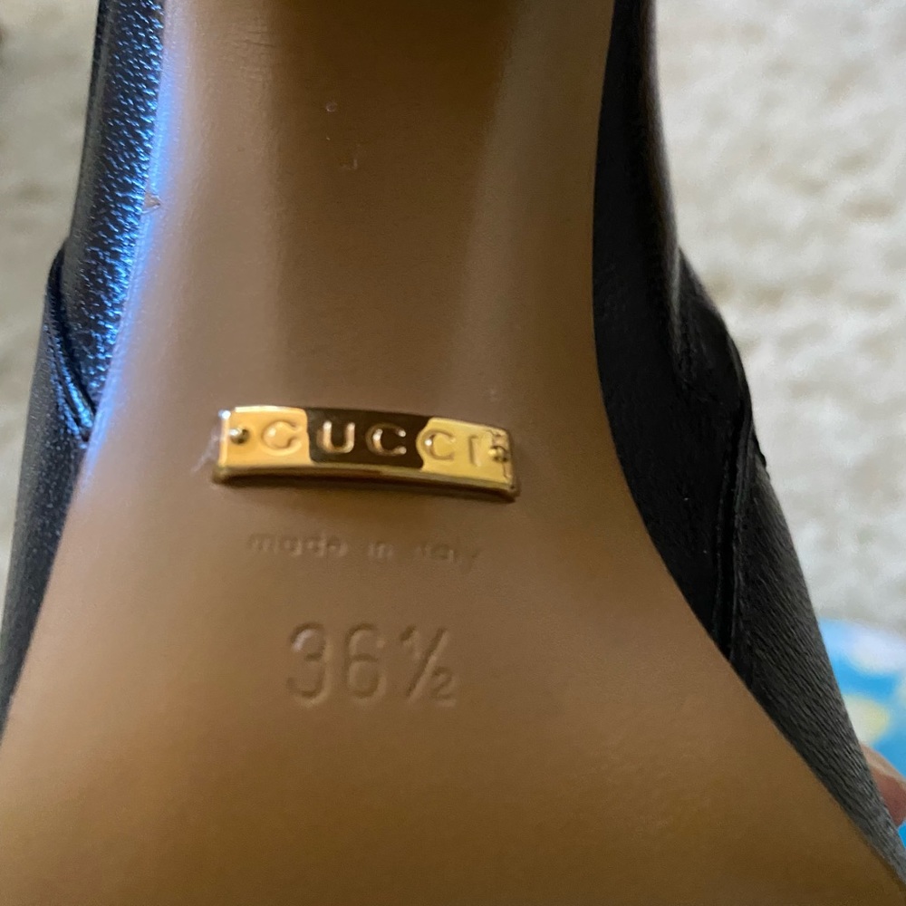 ❌SOLD❌ GUCCI Hills Logo Boot original $1350 size 36.5 - Picture 5 of 14